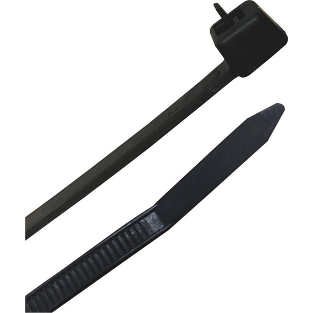 Produktabbildung Nr. 3: Collier de câblage longueur 100 mm largeur 3,6 mm polyamide noir 100 pièces/sach