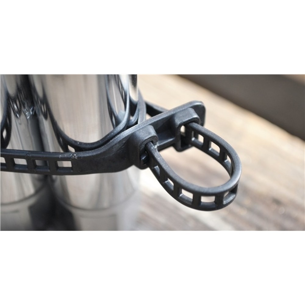 Produktabbildung Nr. 5: Collier de câblage longueur 580 mm largeur 28 mm polyuréthane noir 3 pièces/sach