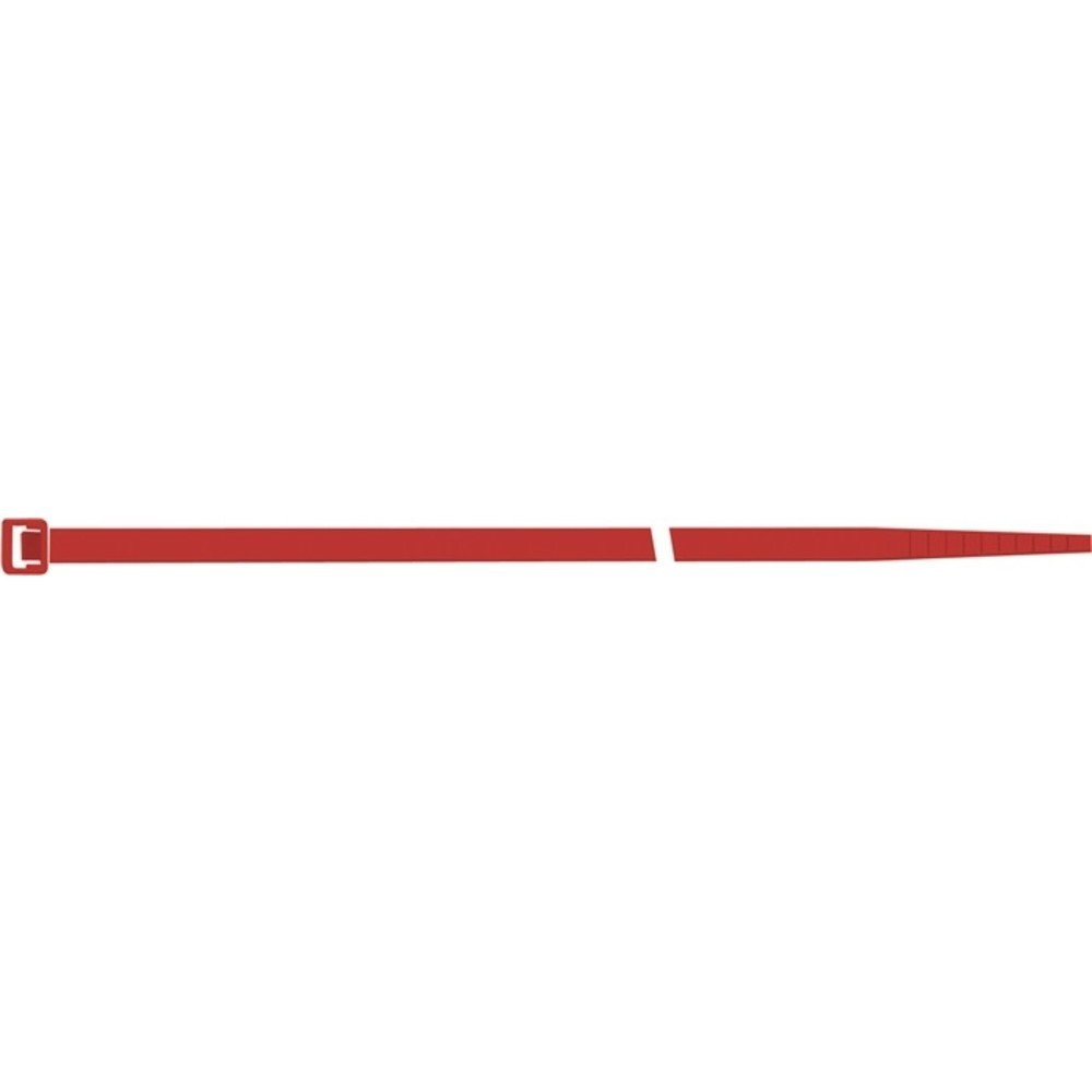 Produktabbildung Nr. 2: Collier de câblage longueur 280 mm largeur 4,5 mm polyamide rouge 100 pièces/sac