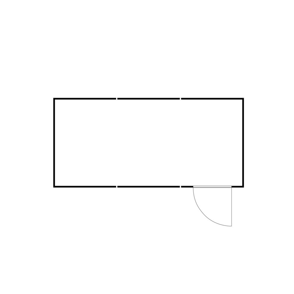 N° de l'image du produit 2 : Combinaison de conteneurs pour substances dangereuses SAFE Tank 3000 ECO, à haut rendement énergétique grâce à la commande du ventilateur en fonction des besoins, dimensions extérieures 3 350x6 520x2 310 mm, porte à un battant, latéral dans le