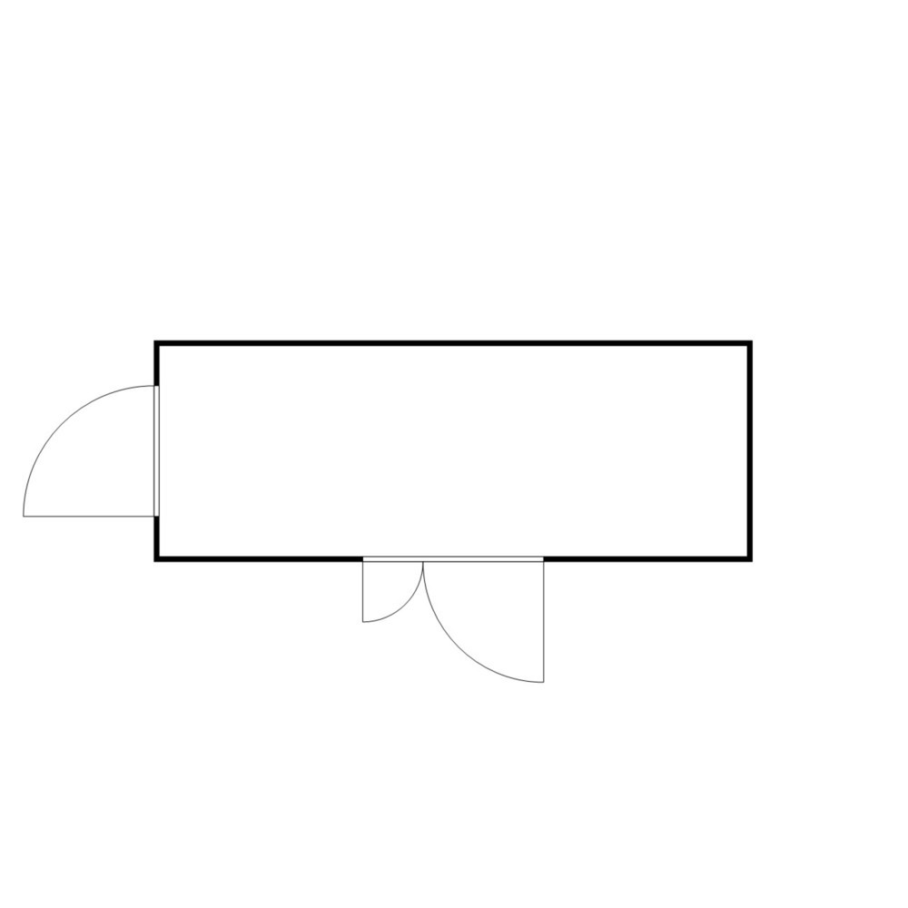 N° de l'image du produit 2 : Combinaison de conteneurs pour substances dangereuses SAFE Tank 3000, PLG, galvanisés, prémontés, dimensions extérieures 3 050x6 520x2 310 mm, porte à doubles battants, au milieu du côté court, surface de stockage 19 m²