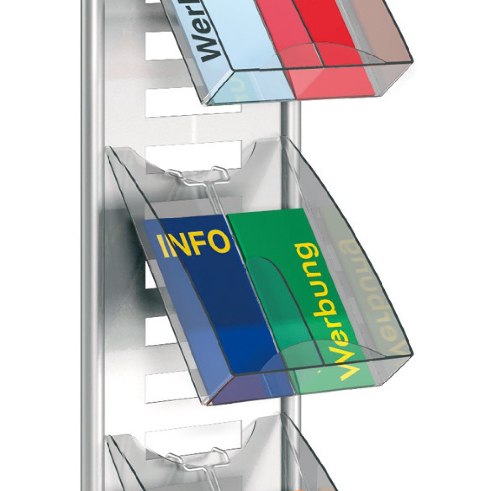 Illustration du produit: Compartiment à prospectus pour 2x DIN long, H x l x P 305 x 232 x 66 mm