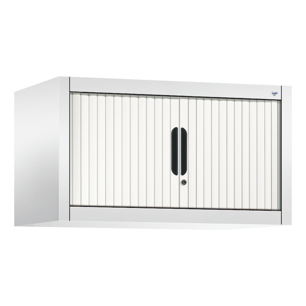 Produktabbildung Nr. 1: Complément d’armoire à volet roulant C+P, 1 hauteur de classeur, largeur 800 mm, blanc signalisation