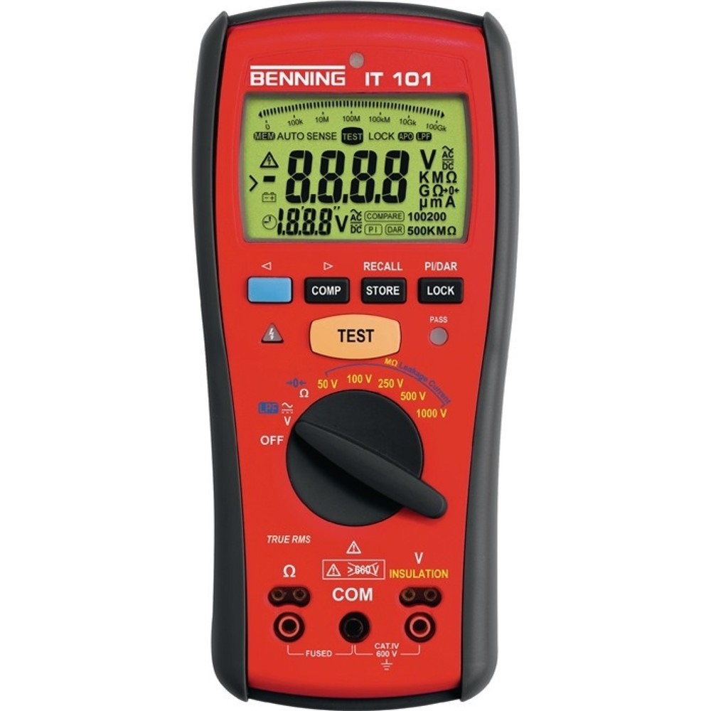 Illustration du produit: Appareil de mesure isolation/résistance IT 101 0,1 V-600 V CA/CC V 1 kΩ-20 GΩ BE