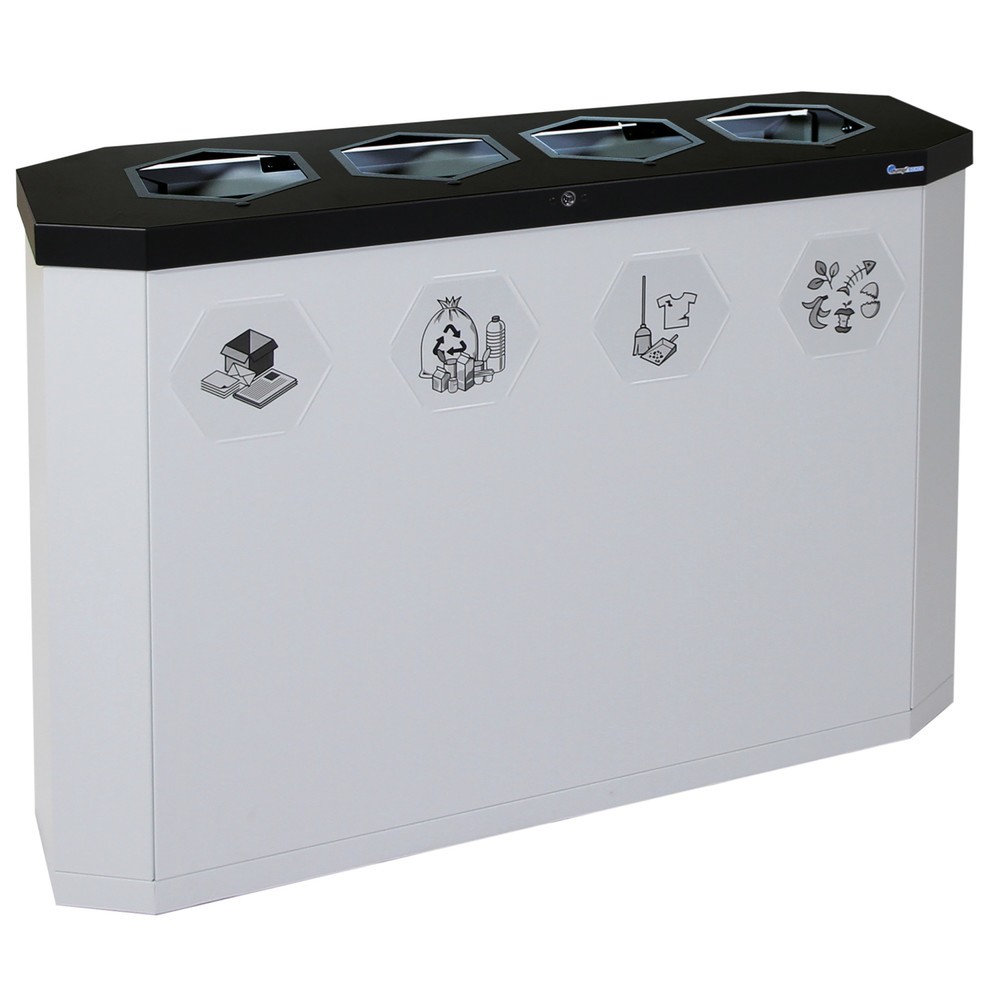 Produktabbildung Nr. 1: Conteneur à déchets stumpf®, Sixco 4 smart gris clair