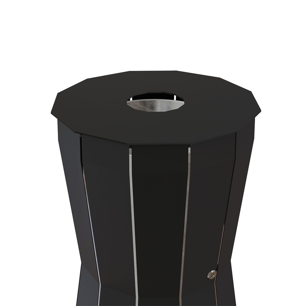 Produktabbildung Nr. 2: Poubelle Style de RENNER, 80 litres, bleu cobalt
