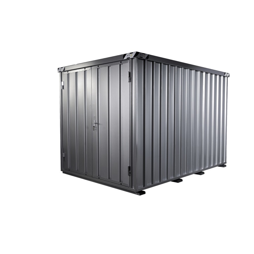 Illustration du produit: Conteneur pour cloisons sèches, HxLxP 2 100 x 2 100 x 3 100 mm, porte avant, 2 vantaux
