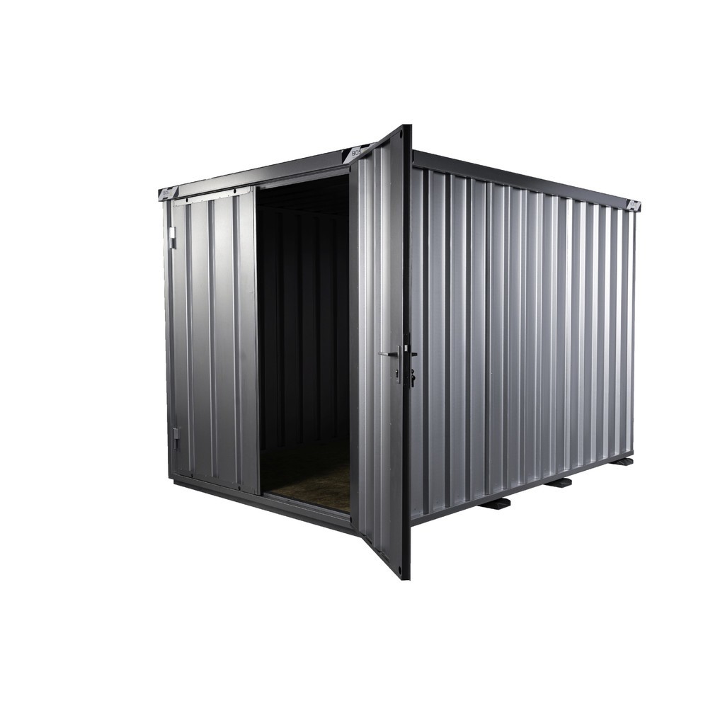 Produktabbildung Nr. 2: Conteneur pour cloisons sèches, HxLxP 2 100 x 2 100 x 3 100 mm, porte avant, 2 vantaux
