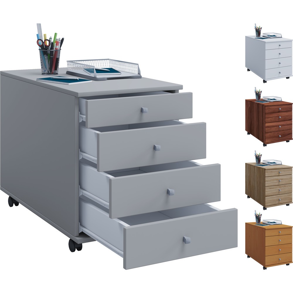 Produktabbildung Nr. 3: Conteneur à roulettes Lona Maxi HxLxP 570 x 420 x 750 mm Sonoma Chêne
