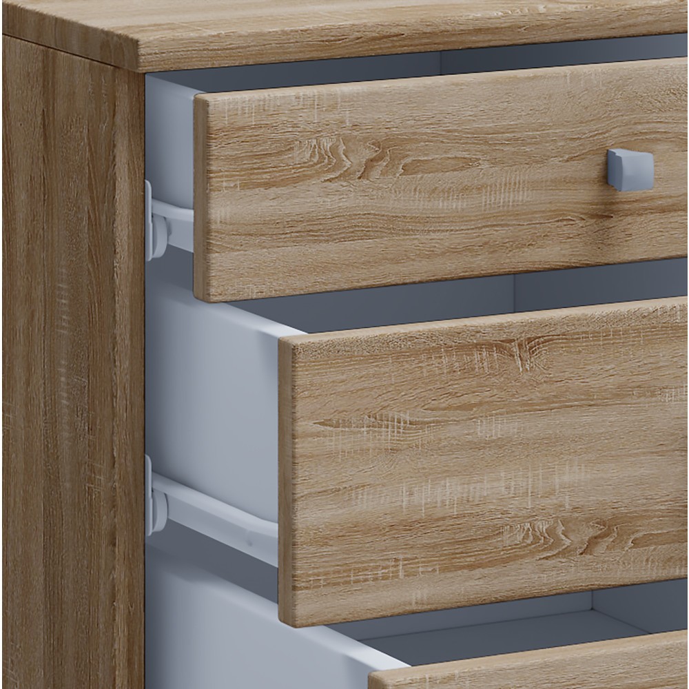 Produktabbildung Nr. 2: Conteneur à roulettes Lona Maxi HxLxP 570 x 420 x 750 mm Sonoma Chêne