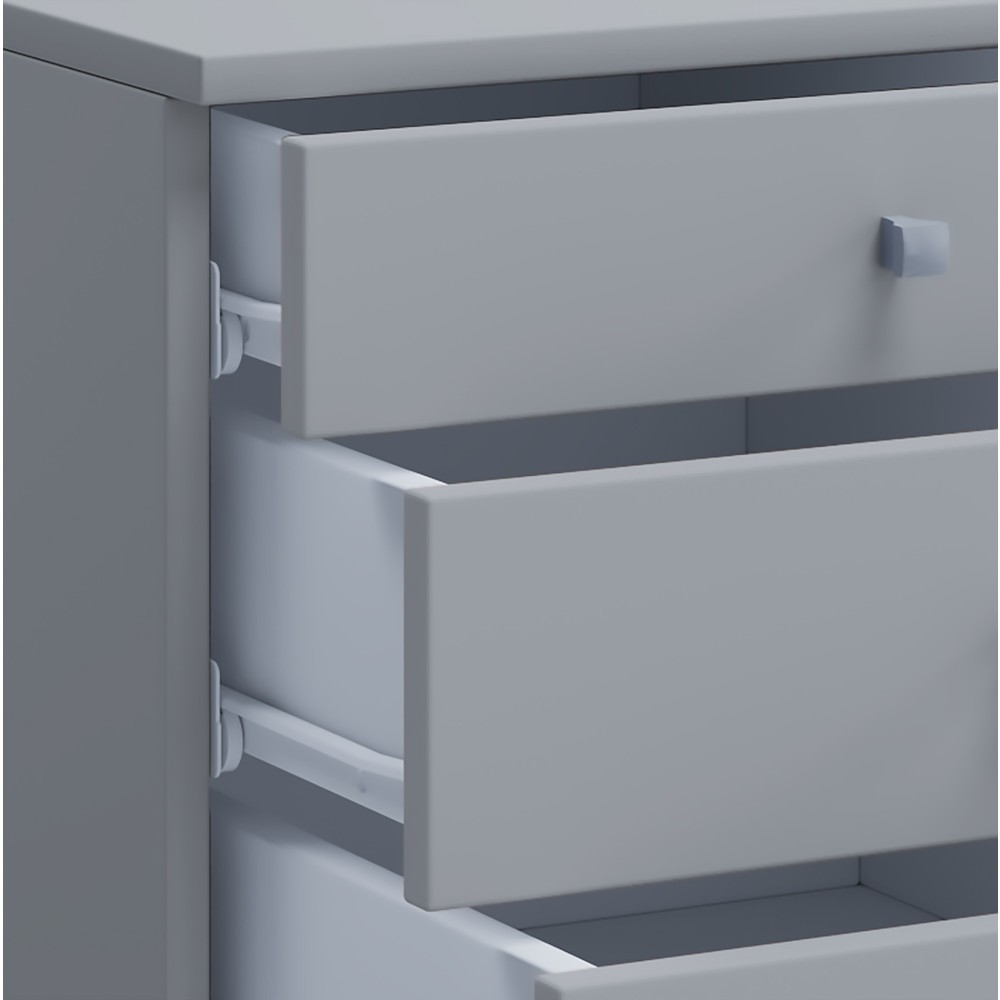 N° de l'image du produit 2 : Conteneur à roulettes Lona Maxi HxLxP 570 x 420 x 750 mm Gris