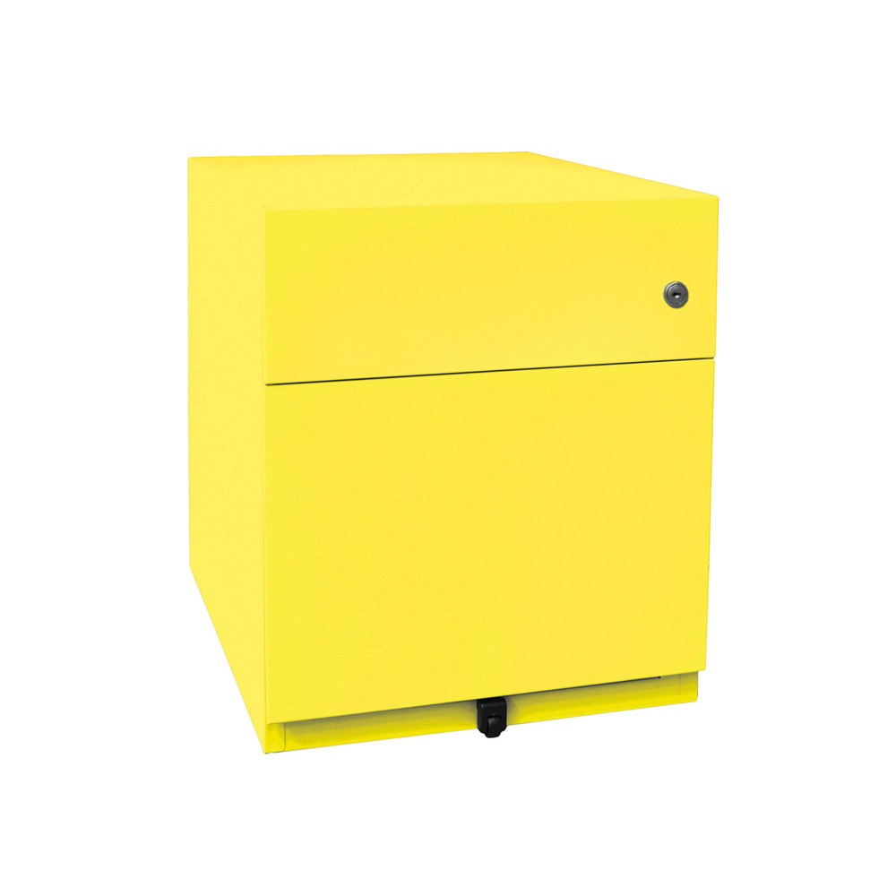 Produktabbildung Nr. 1: Conteneur à roulettes Note™ avec dossiers suspendus et tiroir, H x l x P 495 x 420 x 565 mm, jaune