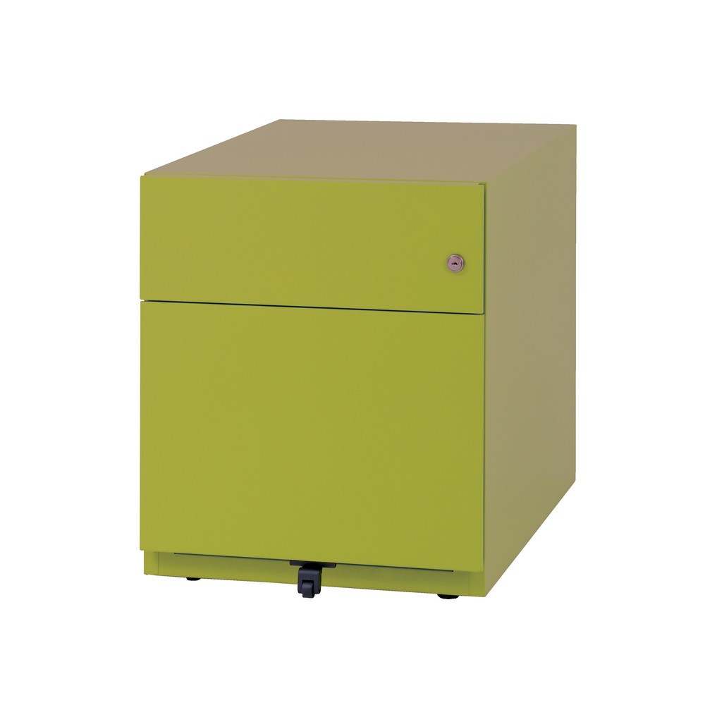 N° de l'image du produit 7 : Conteneur à roulettes Note™ avec dossiers suspendus et tiroir, H x l x P 495 x 420 x 565 mm, vert