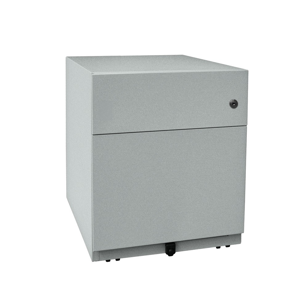 N° de l'image du produit 7 : Conteneur à roulettes Note™ avec dossiers suspendus et tiroir, H x l x P 495 x 420 x 565 mm, argenté