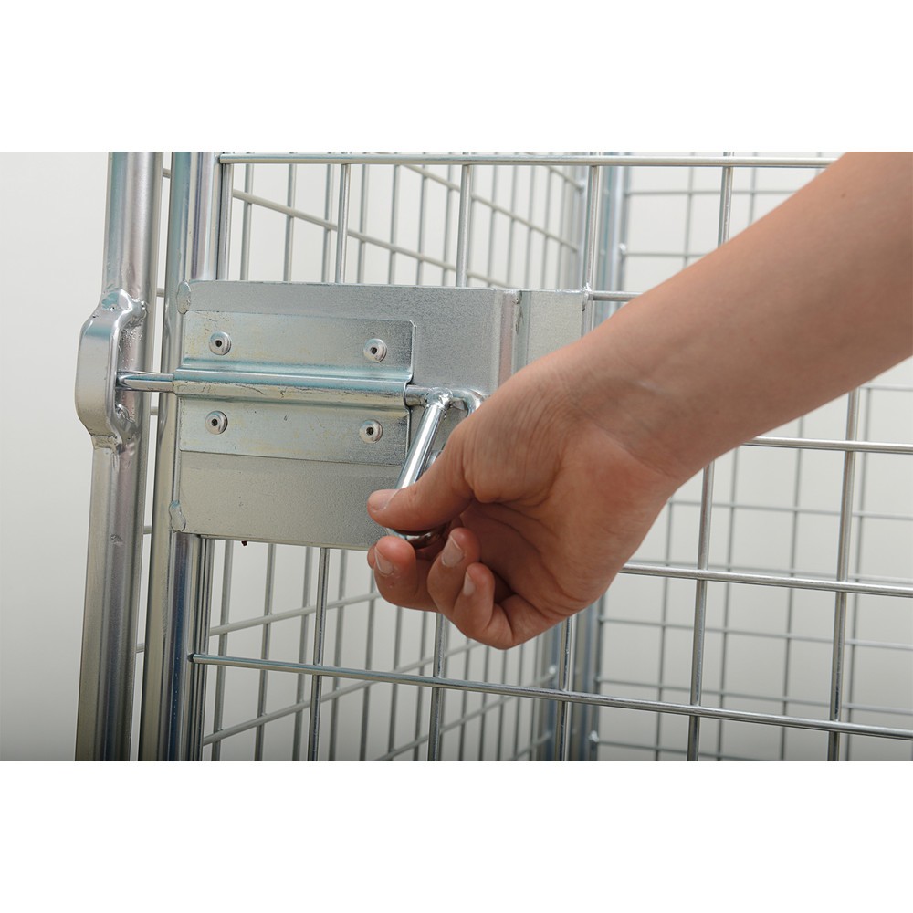 Produktabbildung Nr. 4: Conteneur à roulettes pour produits d’élimination, hauteur 1 200 mm, pneumatiques en polypropylène