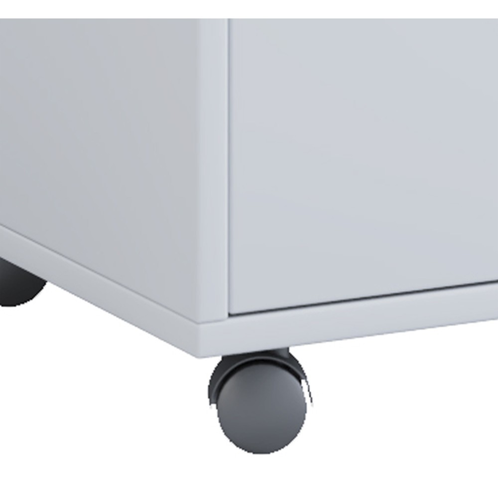 Produktabbildung Nr. 2: Conteneur d'angle à roulettes Masola Maxi, HxlxP 540 x 450 x 380 mm, blanc