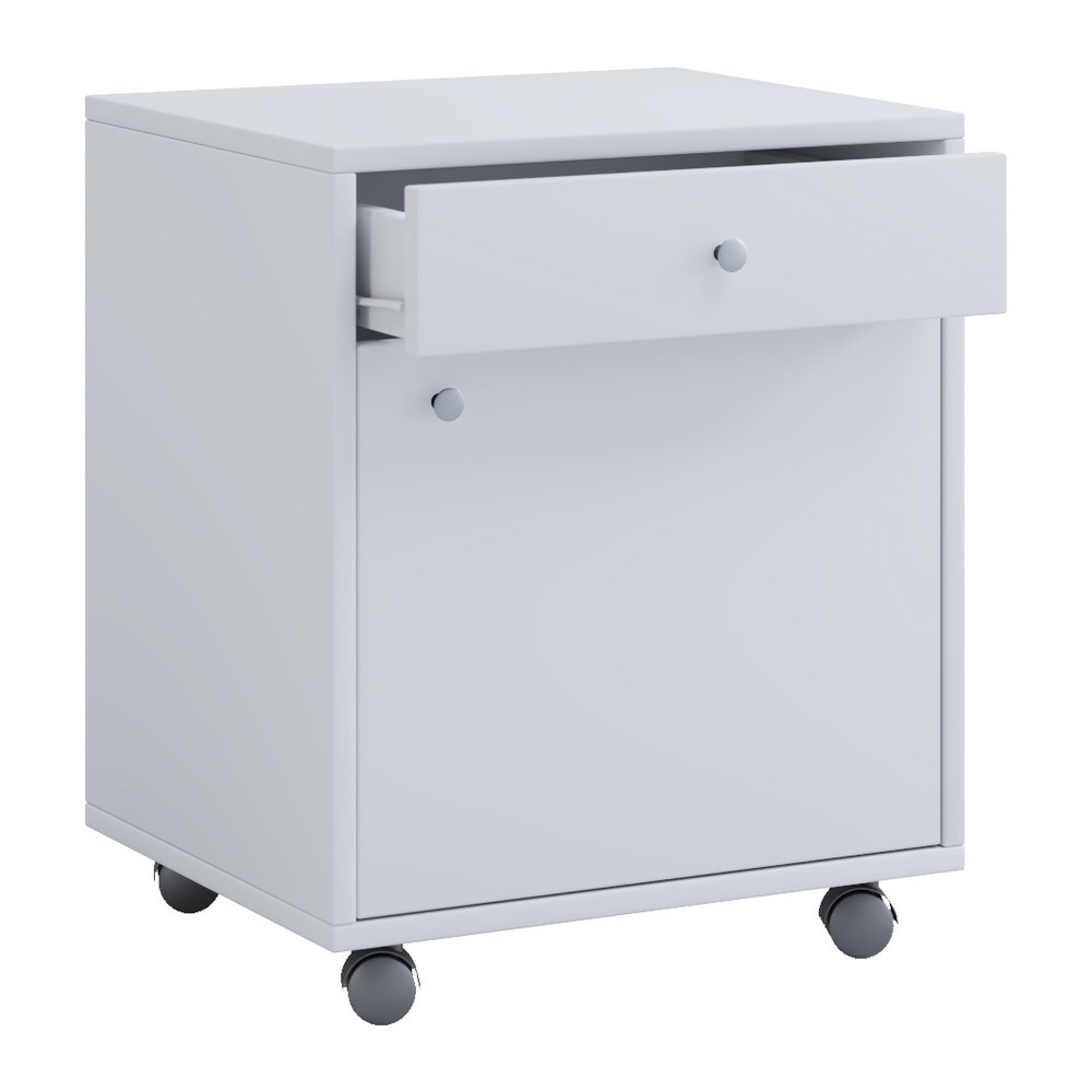 Produktabbildung Nr. 3: Conteneur d'angle à roulettes Masola Maxi, HxlxP 540 x 450 x 380 mm, blanc
