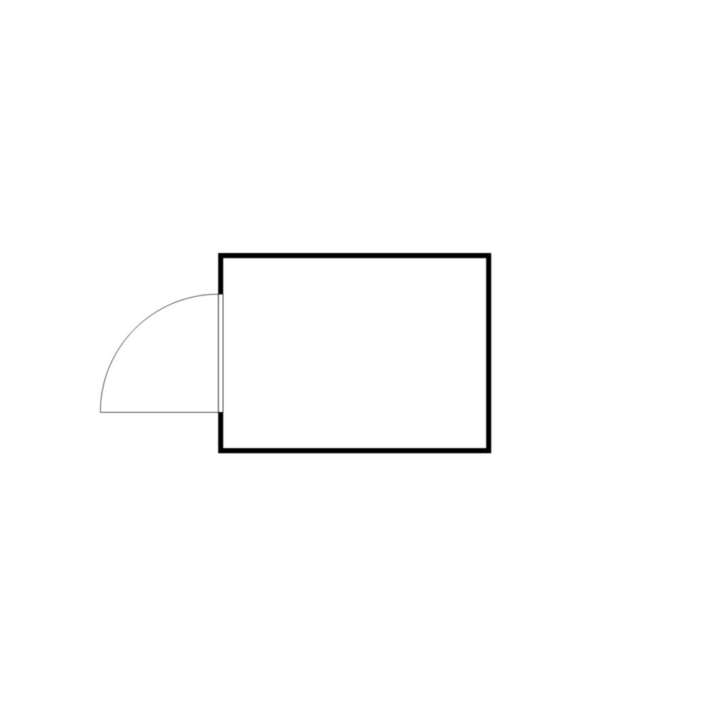 N° de l'image du produit 2 : Conteneur de matériel FLADAFI® 6m², galvanisé, démonté, avec plancher en bois, dimensions extérieures 3 050x2 170x2 150 mm, porte à un battant, au centre du côté avant