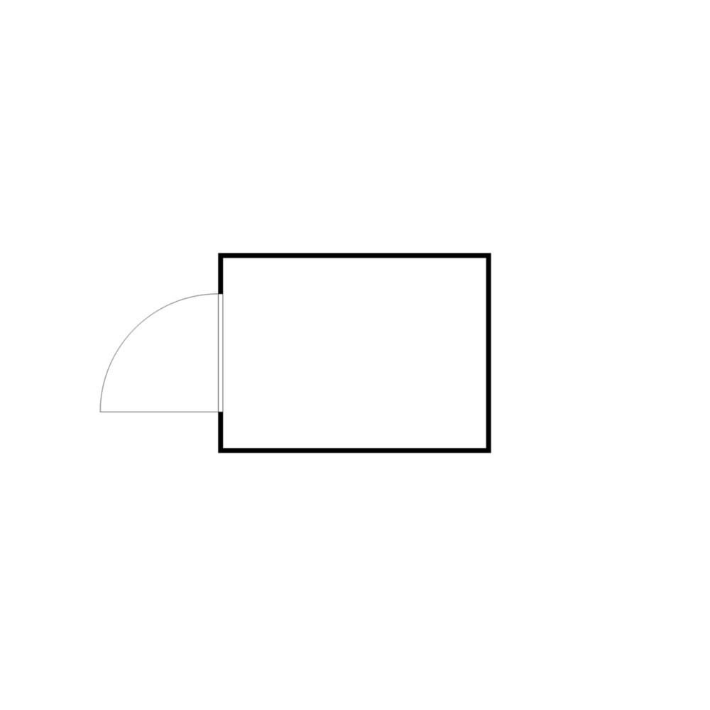 N° de l'image du produit 2 : Conteneur de matériel FLADAFI® 6m², isolés, avec fond isolé, dimensions extérieures 3 050x2 170x2 500 mm, porte à un battant, au centre du côté avant