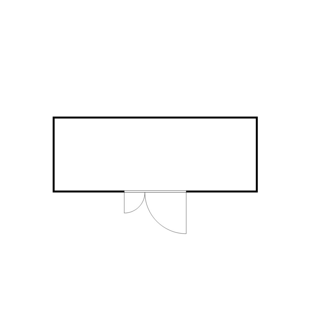 N° de l'image du produit 2 : Conteneur de matériel FLADAFI® 12m², isolé, avec fond isolé, dimensions extérieures 6 080x2 170x2 500 mm, porte à doubles battants (division asymétrique), au centre du côté large