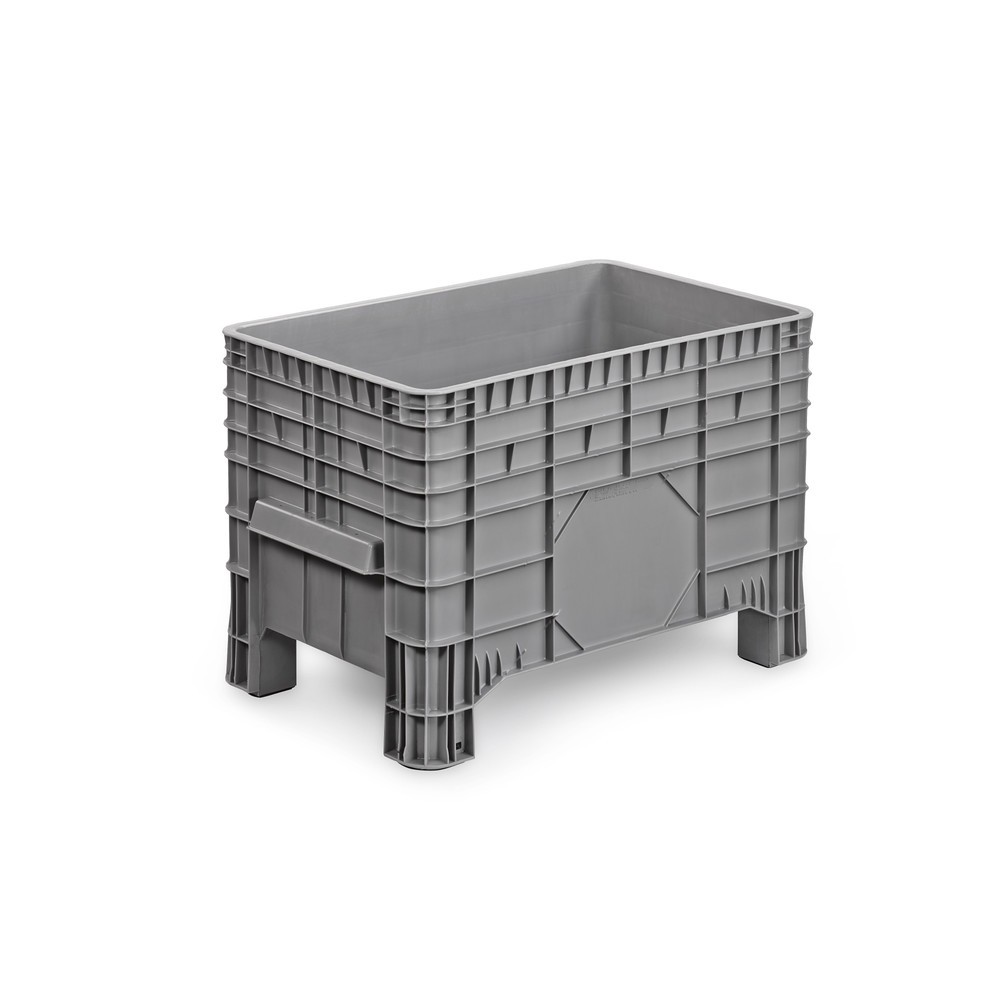 Illustration du produit: Conteneur grand format, gris, 1 040x640x670 mm, fermé, avec 4 pieds