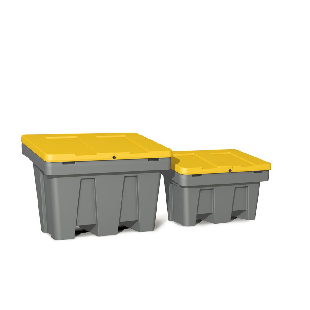 Illustration du produit: Bac à paillettes GB 150, gris/jaune, 150 litres