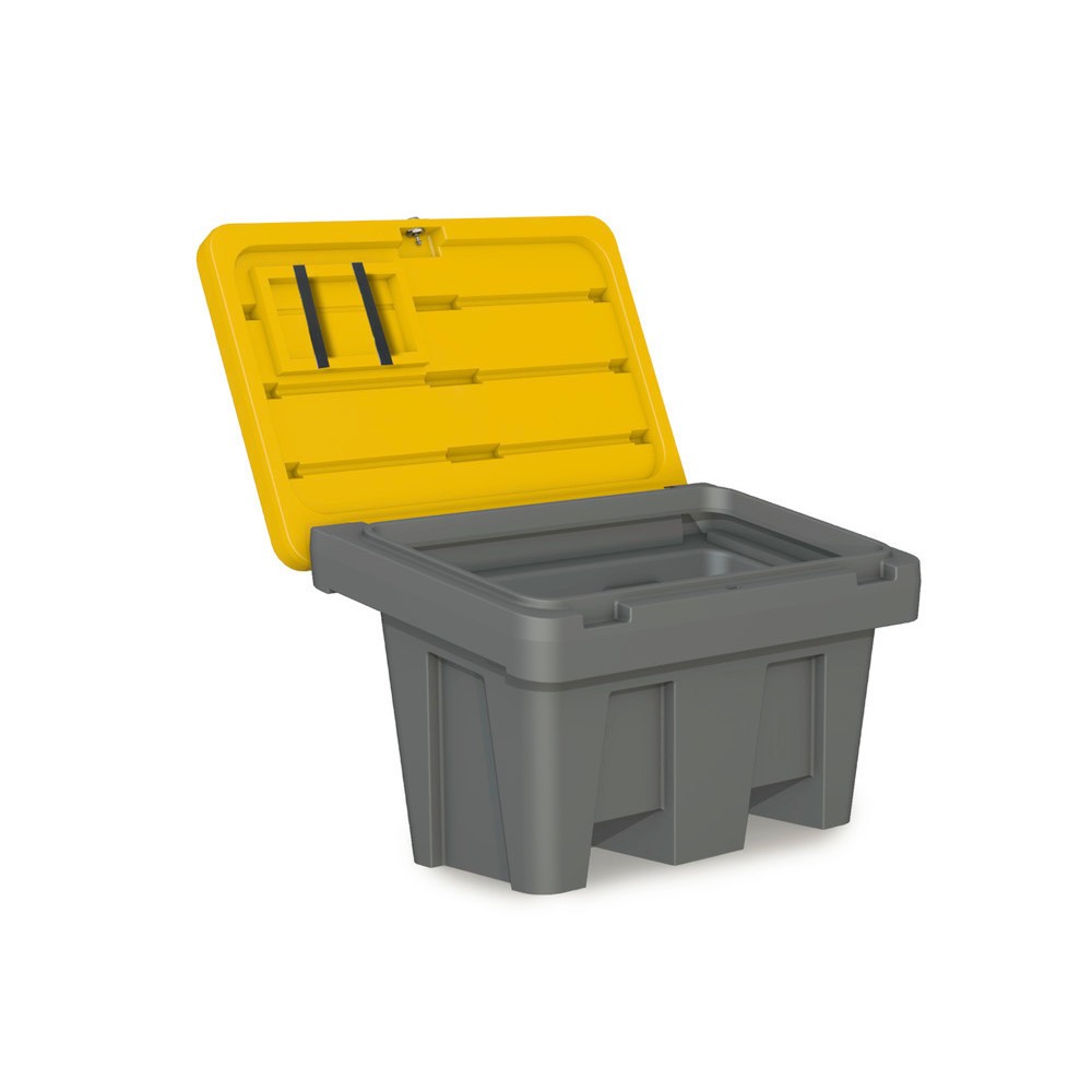 Produktabbildung Nr. 5: Bac à paillettes GB 150, gris/jaune, 150 litres