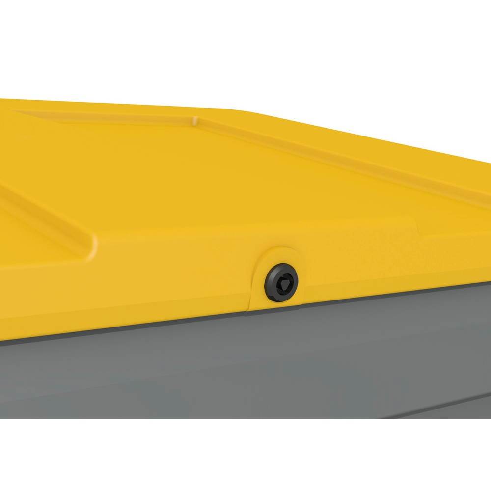 Produktabbildung Nr. 7: Bac à paillettes GB 150, gris/jaune, 150 litres