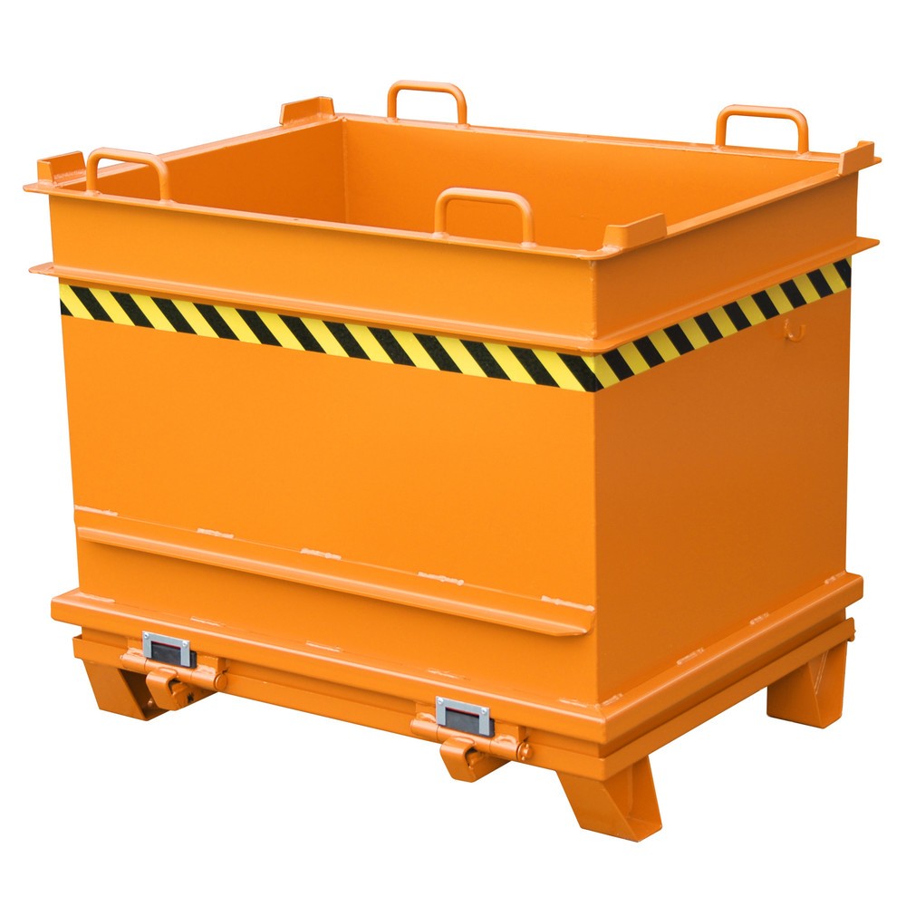 Illustration du produit: Conteneur pour matériaux de construction Bauer® BC 1000, peint, jaune-orange
