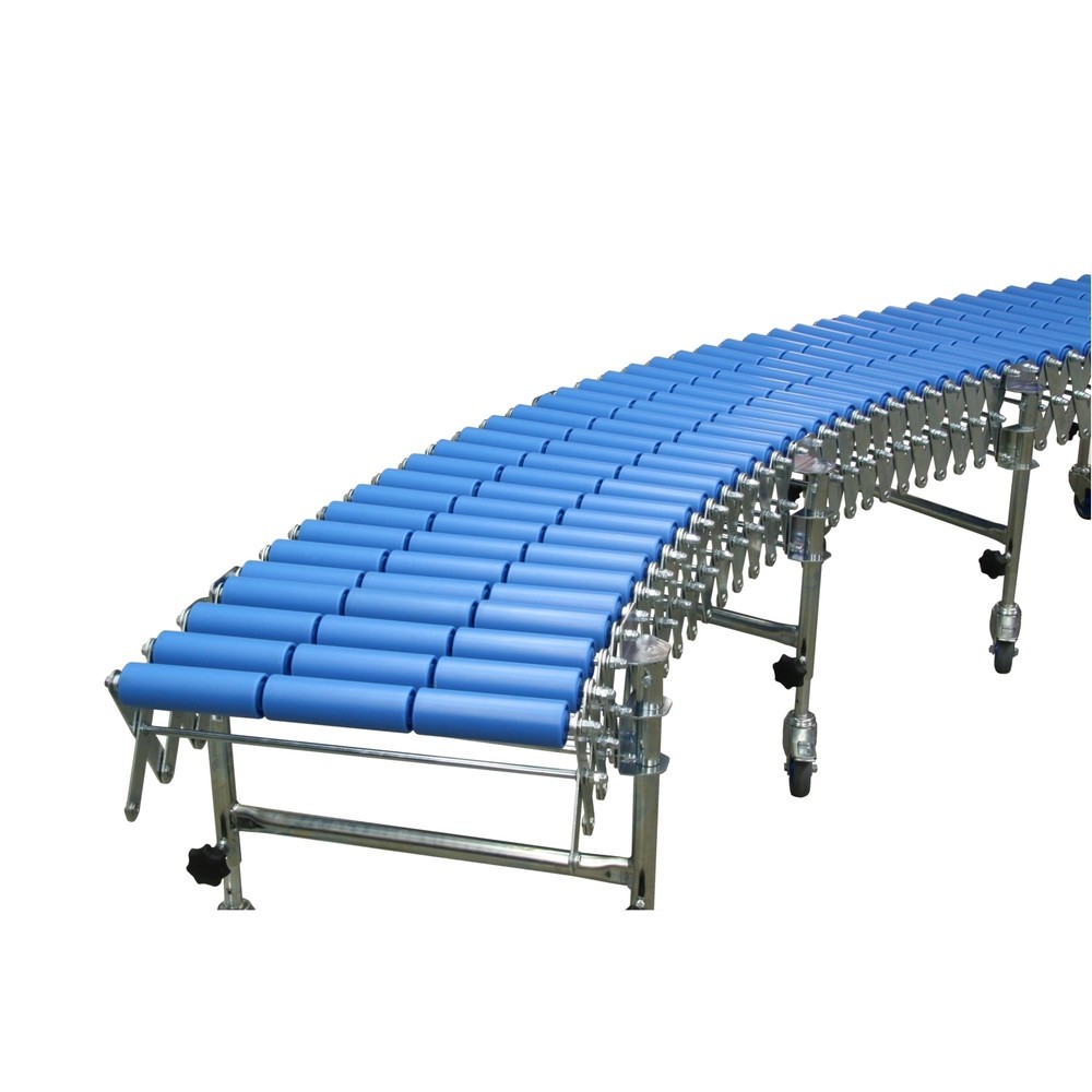 Illustration du produit: Convoyeur à ciseaux, rouleaux en plastique, Ø 50 mm, longueur de convoyeur 1,9-4,4 m, largeur de convoyeur 800 mm