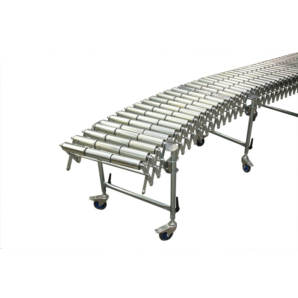 Illustration du produit: Convoyeur à ciseaux, rouleaux en acier, Ø 50 mm, longueur de convoyeur 2,7-6,2 m, largeur de convoyeur 800 mm