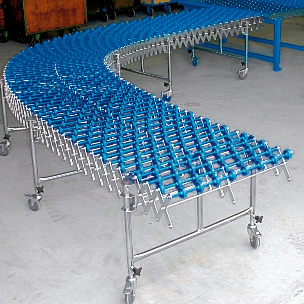 Produktabbildung Nr. 2: Convoyeur à roulettes à ciseaux, longueur 2,8 à 9,6 m, largeur 600 mm
