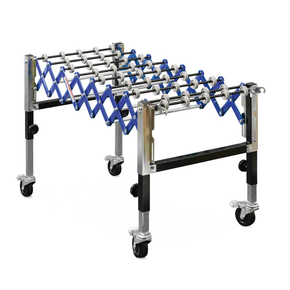 Illustration du produit: Convoyeur à galets extensible Ameise®, longueur de voie 420 à 1 295 mm, largeur de voie 500 mm, capacité de charge 30 kg