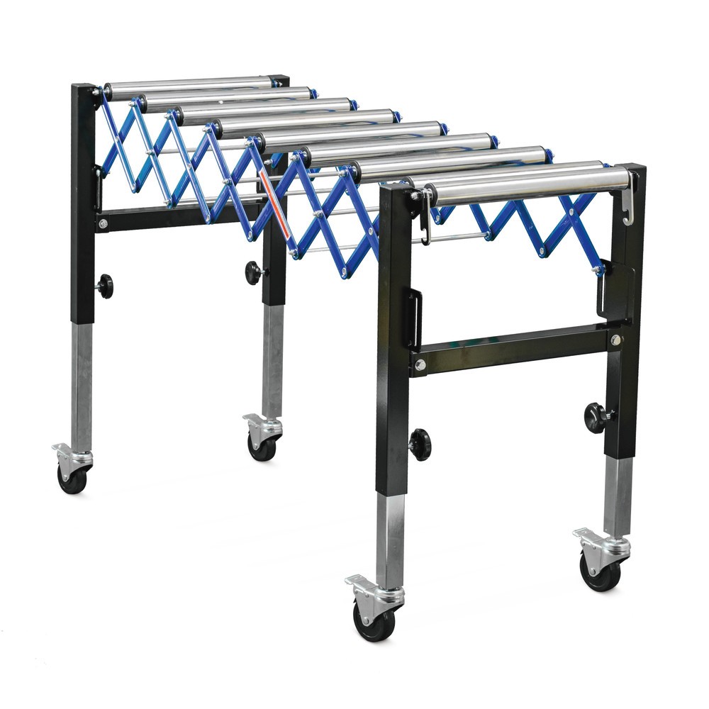 Illustration du produit: Convoyeur à rouleaux extensible Ameise®, longueur de voie 375 à 1 270 mm, largeur de voie 350 mm, capacité de charge 60 kg