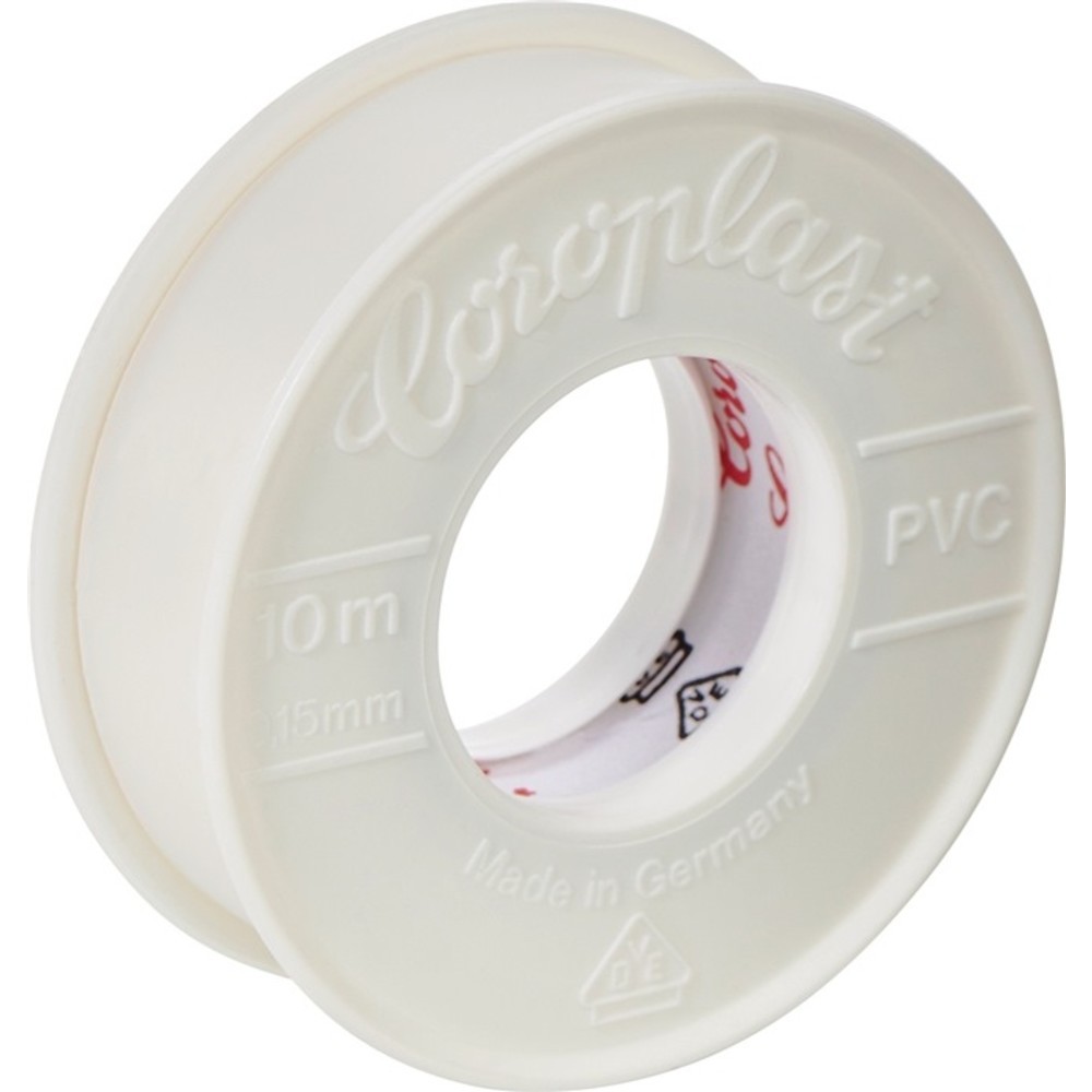 Produktabbildung Nr. 2: COROPLAST Elektroisolierband 302 weiss L.10m B.15mm Rl