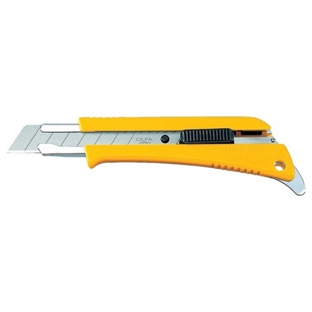 Illustration du produit: Cutter largeur des lames 18 mm longueur 155 mm avec bouton poussoir OLFA