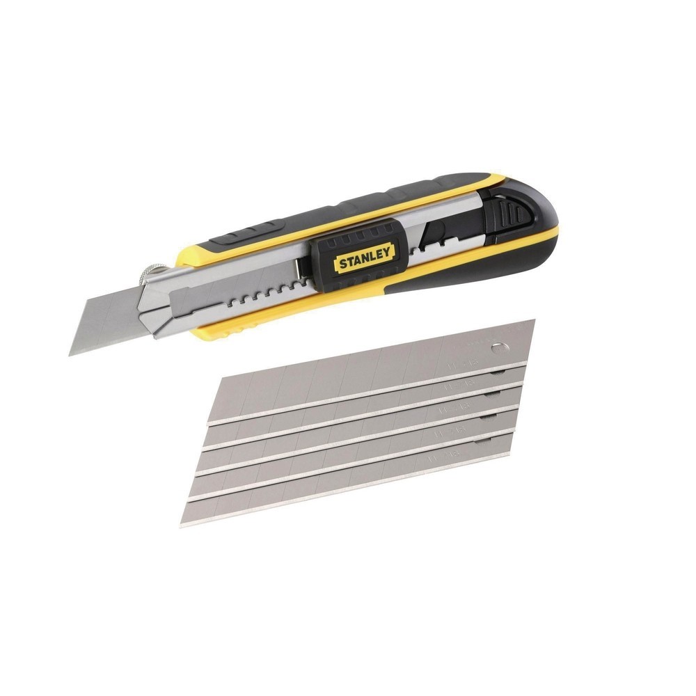 Illustration du produit: Cutter FatMax™ largeur des lames 18 mm longueur 180 mm au détail STANLEY