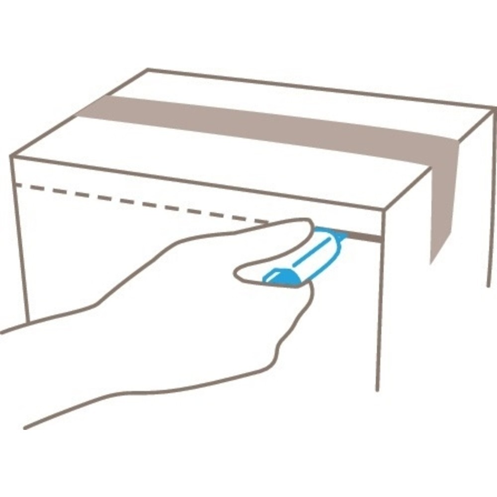 Produktabbildung Nr. 4: Couteau de sécurité SECUPRO 625 L. 154 mm l. 22 mm H. 67 mm profondeur de coupe