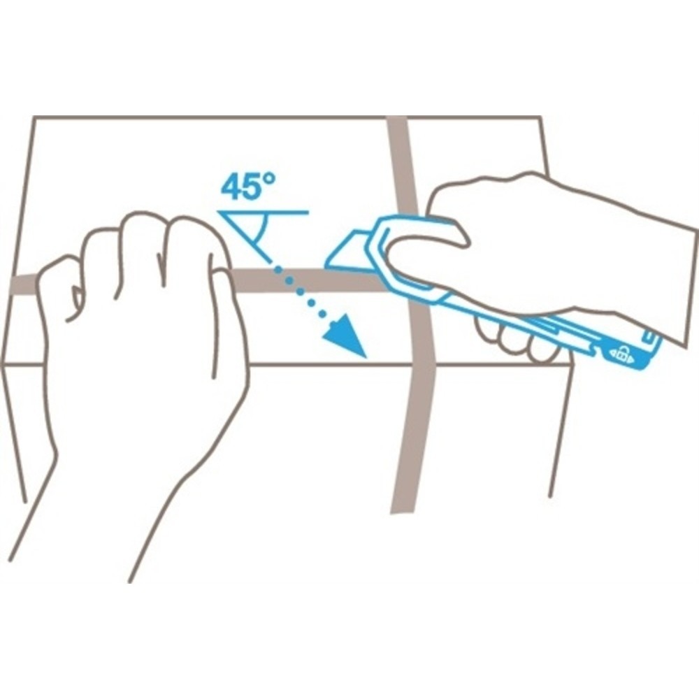 Produktabbildung Nr. 5: Couteau de sécurité SECUPRO 625 L. 154 mm l. 22 mm H. 67 mm profondeur de coupe