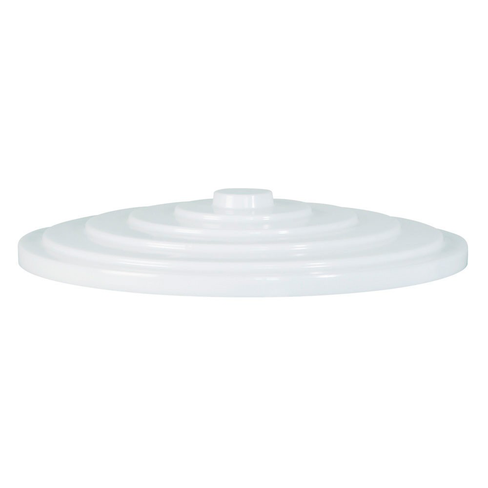 Illustration du produit: Couvercle pour poubelle ronde 200 litres, blanc