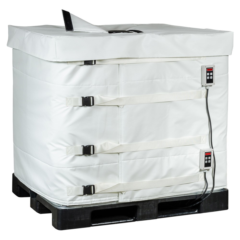 Produktabbildung Nr. 2: Couvercle pour gaine chauffante de conteneurs IBC Kuhlmann pour les industries alimentaire et pharmaceutique, 1 000 l, L x l x H 1 200 x 1 000 x 100 mm