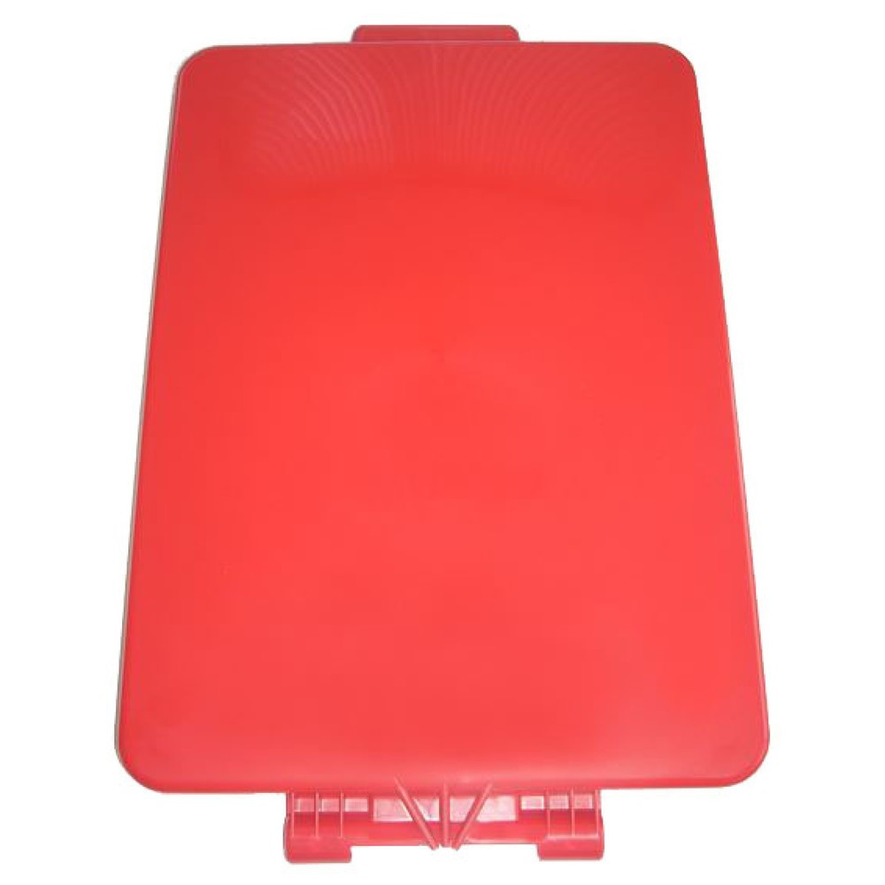 Illustration du produit: Couvercle pour support de sacs poubelle, pour 2x 70 litres, rouge