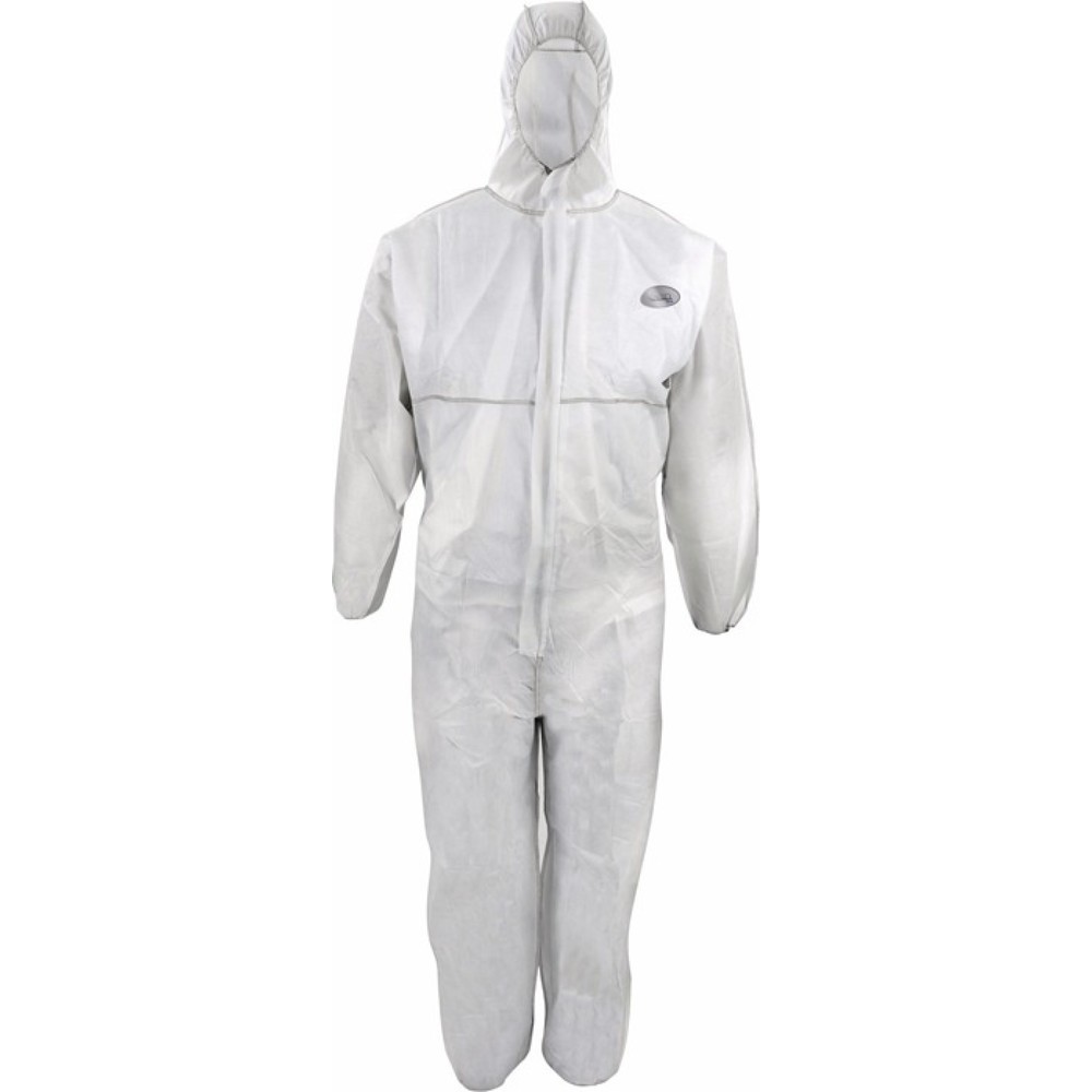 Produktabbildung: COVERTEX Schutzoverall, weiss, Grösse L, PSA-Kategorie III