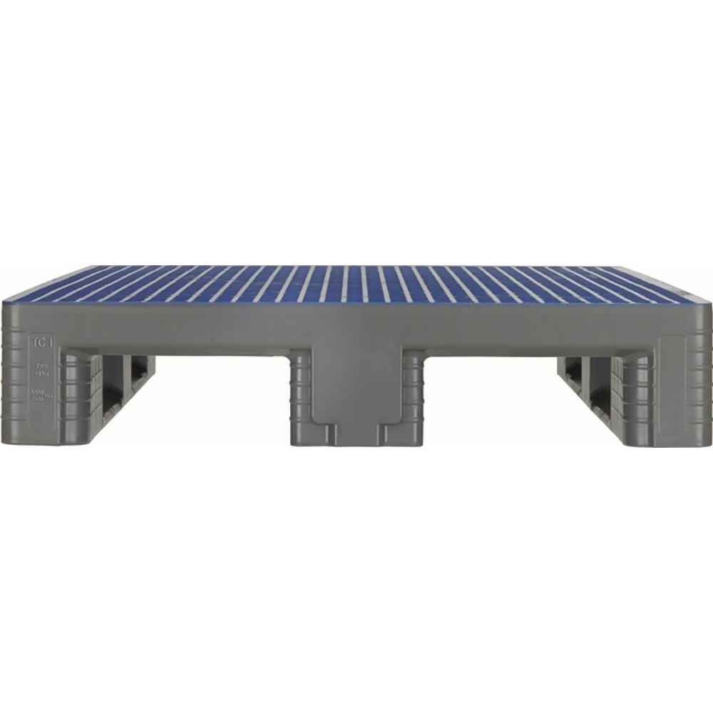 Produktabbildung Nr. 4: CRAEMER Kunststoffpalette, 3 Kufen geschlossen, L800xB1200xH160mm, HDPE
