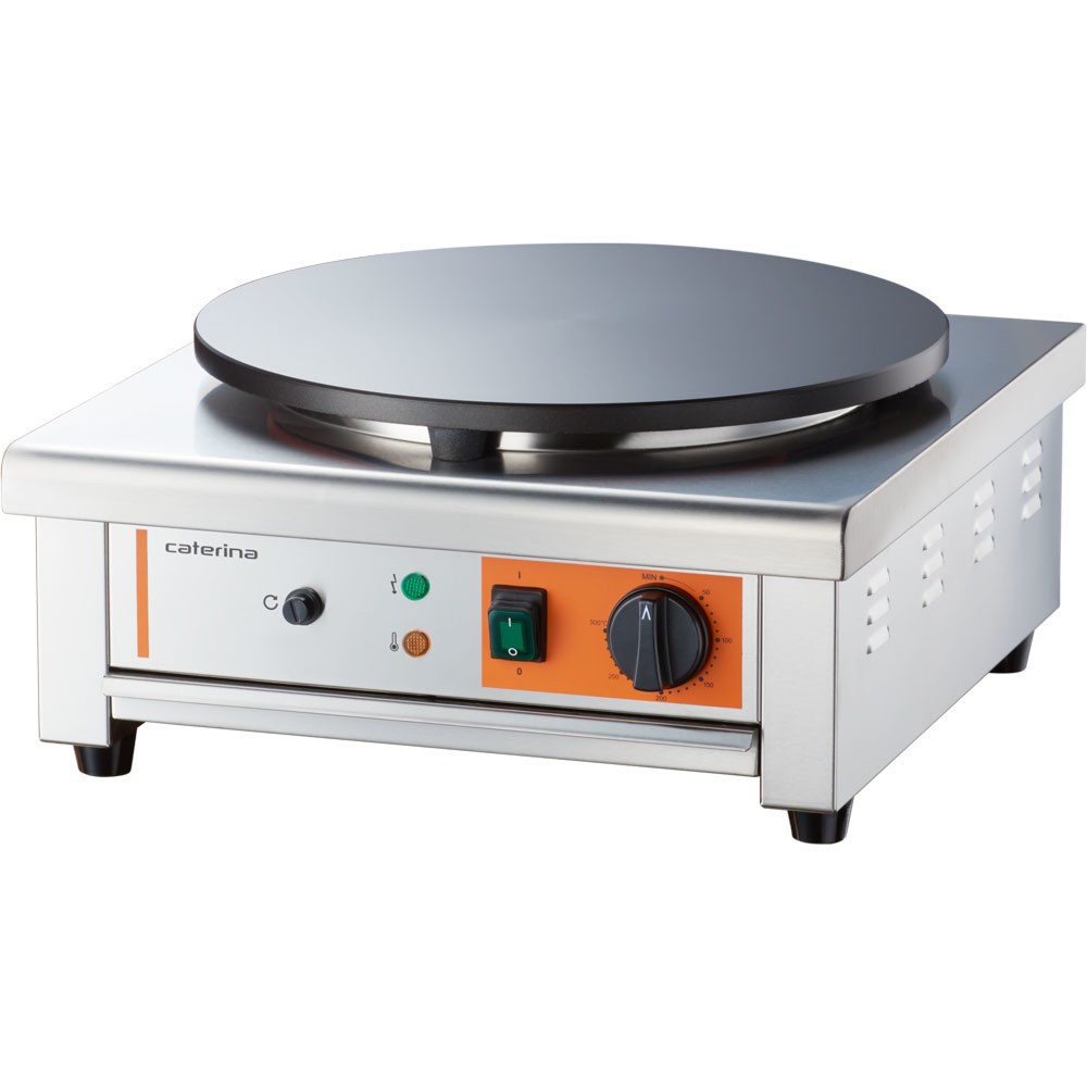 Produktabbildung Nr. 1: Crêpière Stalgast avec plaque Ø 400 mm, 450 x 470 x 220 mm (L x P x H), 3 kW 230 V