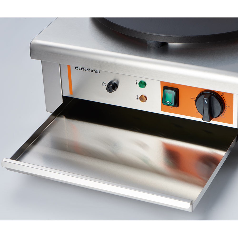 Produktabbildung Nr. 4: Crêpière Stalgast avec plaque Ø 400 mm, 450 x 470 x 220 mm (L x P x H), 3 kW 230 V