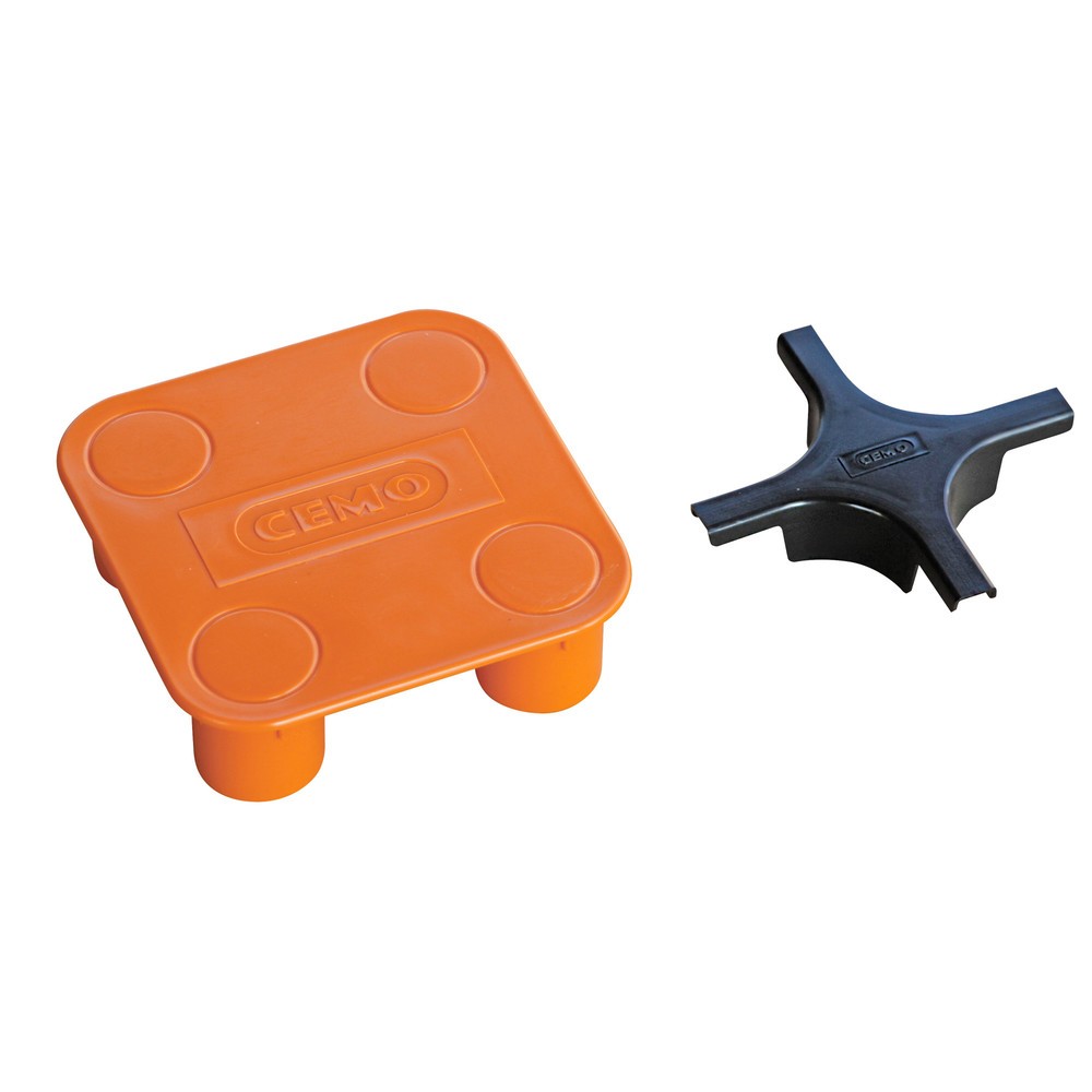 Illustration du produit: Croisillon de liaison pour bac labo modulaire CEMO en PE pour le stockage de petits contenants