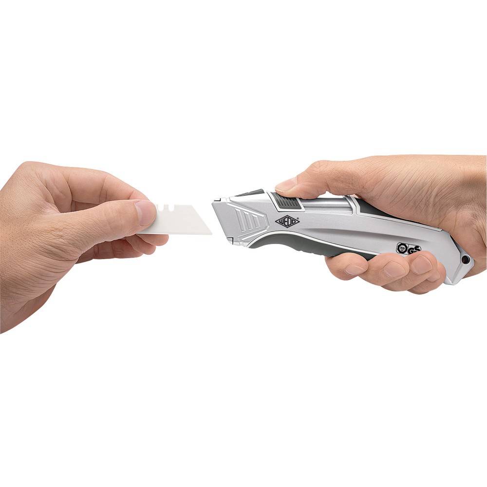 Produktabbildung Nr. 2: Cutter de sécurité WEDO® Safety Alu, avec lame en céramique de 19 mm