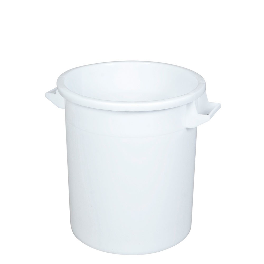 Illustration du produit: Poubelle ronde, Ø haut/bas 390/315 mm, hauteur 415 mm, 35 litres, blanc
