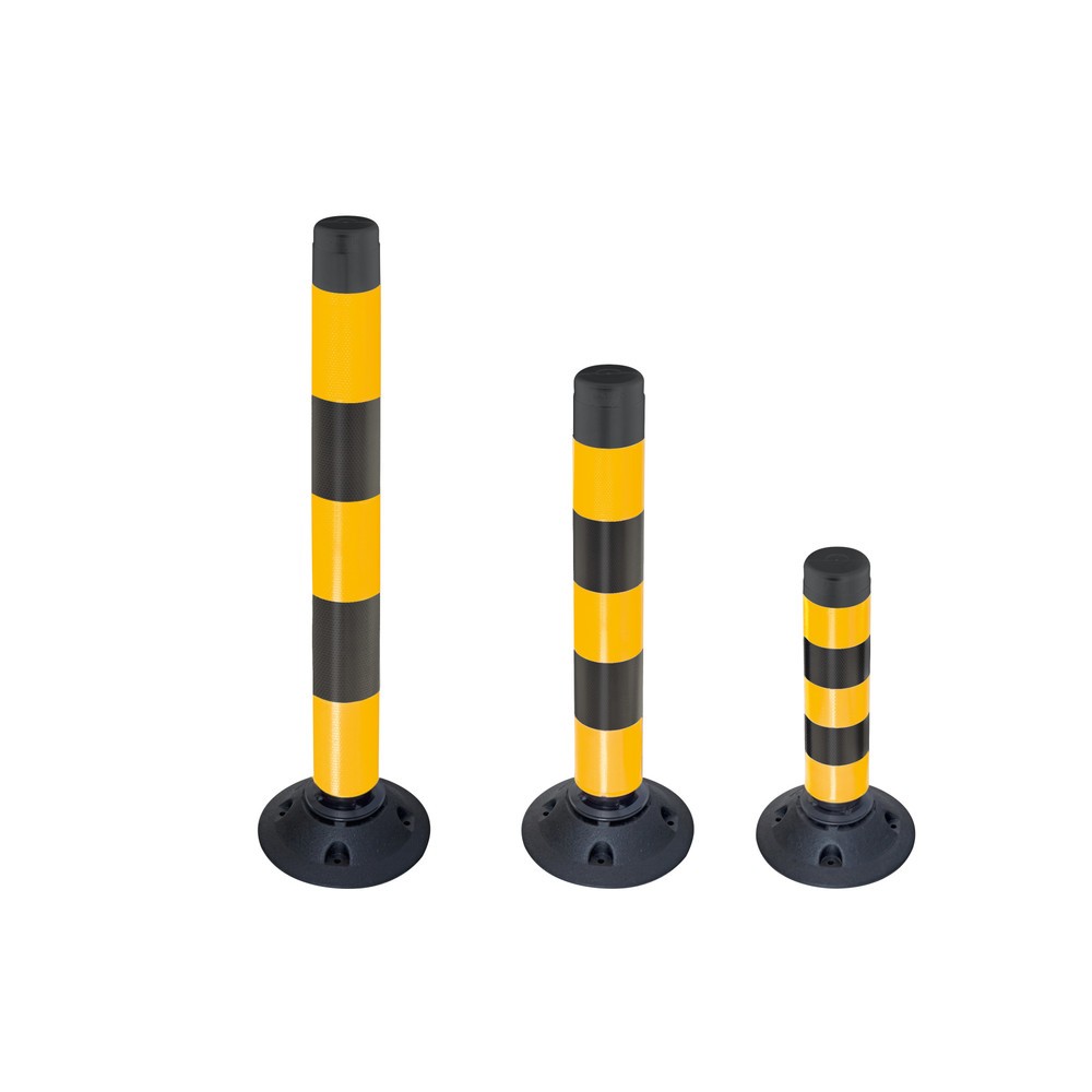 Illustration du produit: Cylindre de signalisation FlexPin, jaune/noir, 760 mm